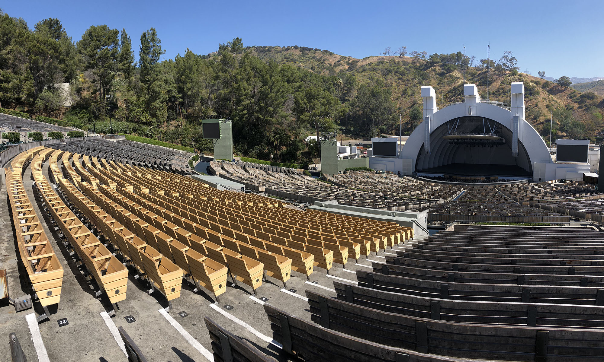 Hollywood Bowl Interactive Seating Chart