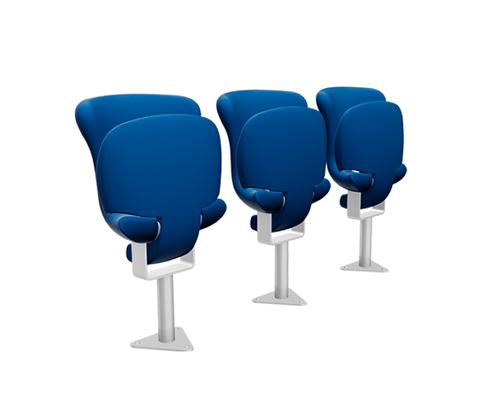 Nest Chair by Series Seating, Image is Render of Stadium Seating Chair